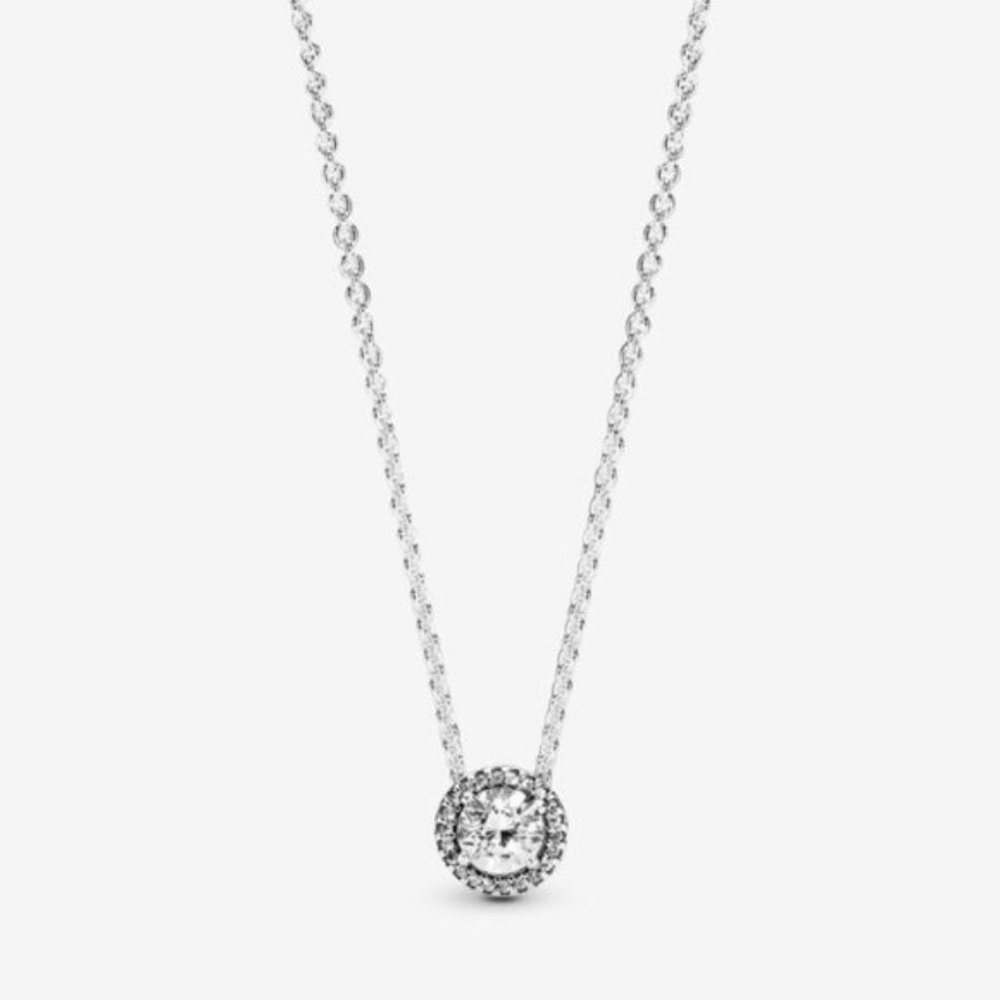 Pandora Round Sparkle Halo Necklace ！！！